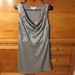 Michael Kors Silver Sequin Dress
